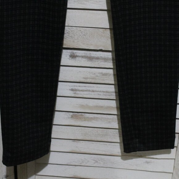 Calvin Klein pull-on plaid tapered stretch pants (492) - Picture 3 of 10
